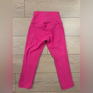 Lululemon Align leggings sonic pink size 4 21” inseam
